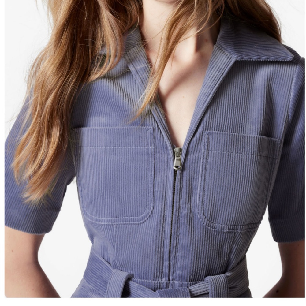 Stylish Blue Jumpsuit - Picture 2 of 8